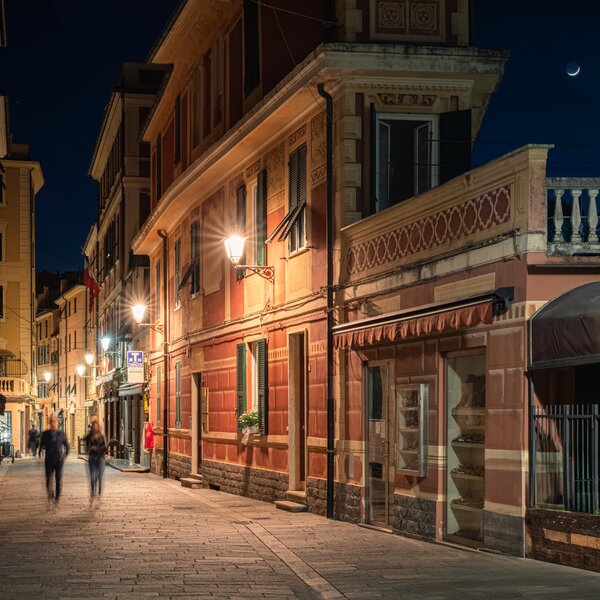 Centro Storico Di Varazze Alla Sera