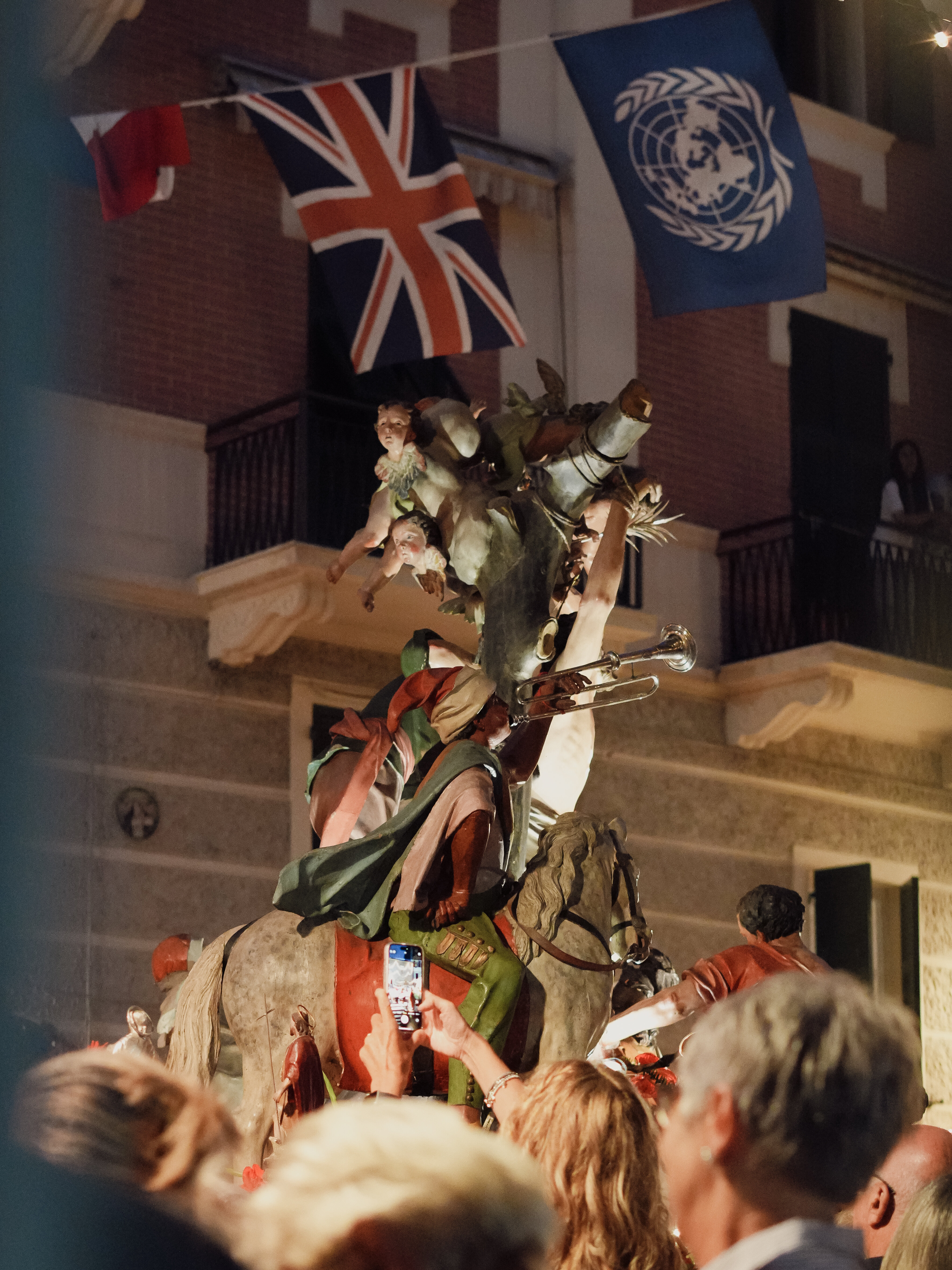 Statua Di San Bartolomeo In Occasione Della Festa Della Citta Di Varazze