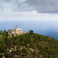 Veduta Sul Santuario Di Nostra Signora Della Guardia
